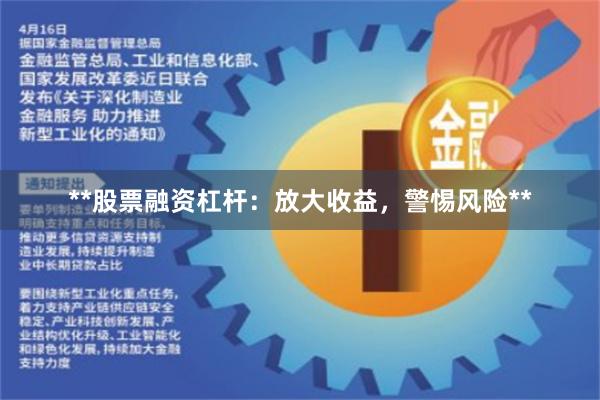 **股票融资杠杆：放大收益，警惕风险**